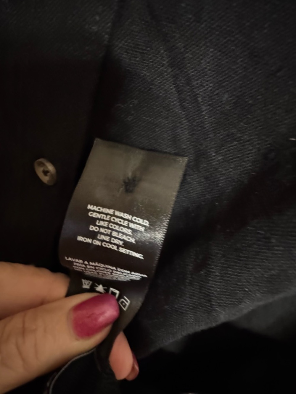 NWT Spring/Summer Linen Blend Black Shirt Dress PLUS: 2X #CL - Picture 5 of 6